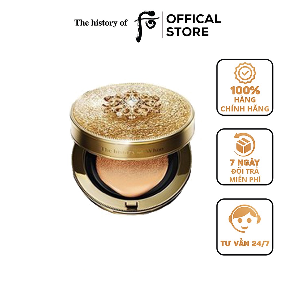 Phấn nước chống lão hóa Cushion WHOO Signature Cushion Foundation SPF35/PA++ 30g