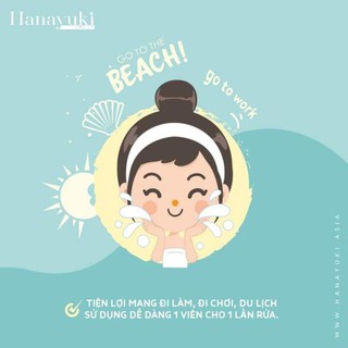 (chính hãng Hanayuki) 32VIÊN BỘT RỬA MẶT HANAYUKI-Pure Drop Enzyme Cleanser Powder