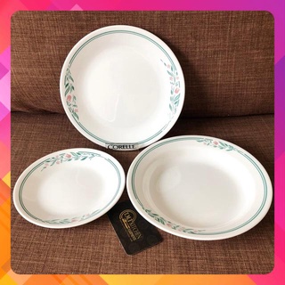 Dĩa thuỷ tinh Mỹ Rosemarie Corelle (17cm-21.6cm)