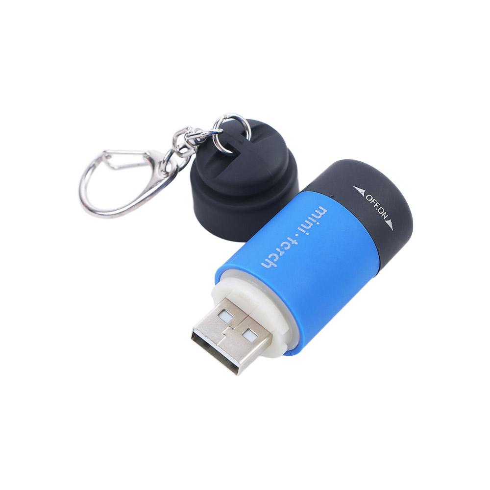 Đèn LED USB Mini Chống Thấm Nước Có Móc Khóa Tiện Dụng