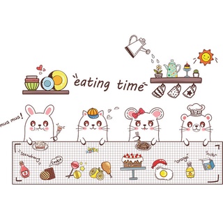 Giấy dán tường nhà bếp HOUSEEKER kích thước 60x90cm chống thấm nước và dầu