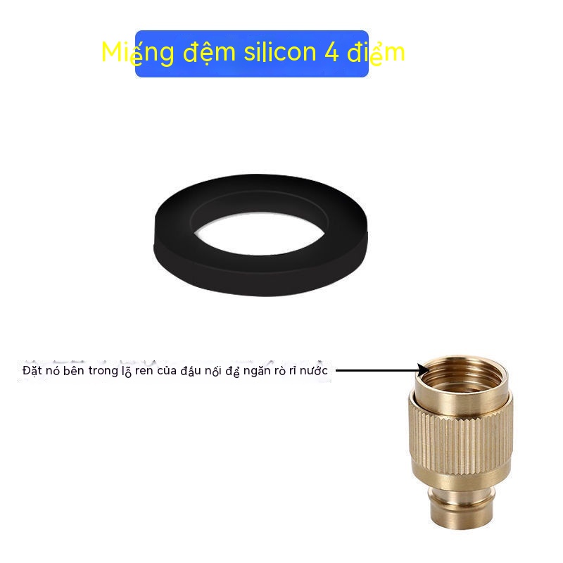 Tất cả Đồng 4 Điểm 6 Súng phun nước áp suất cao có thể điều chỉnh Bình xịt chung đa năng Tưới nước tưới súp lơ Tưới vườn Rửa xe Dụng cụ tiện dụng