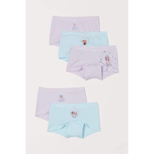 Set 5 chiếc quần chíp đùi bé gái xuất dư HM