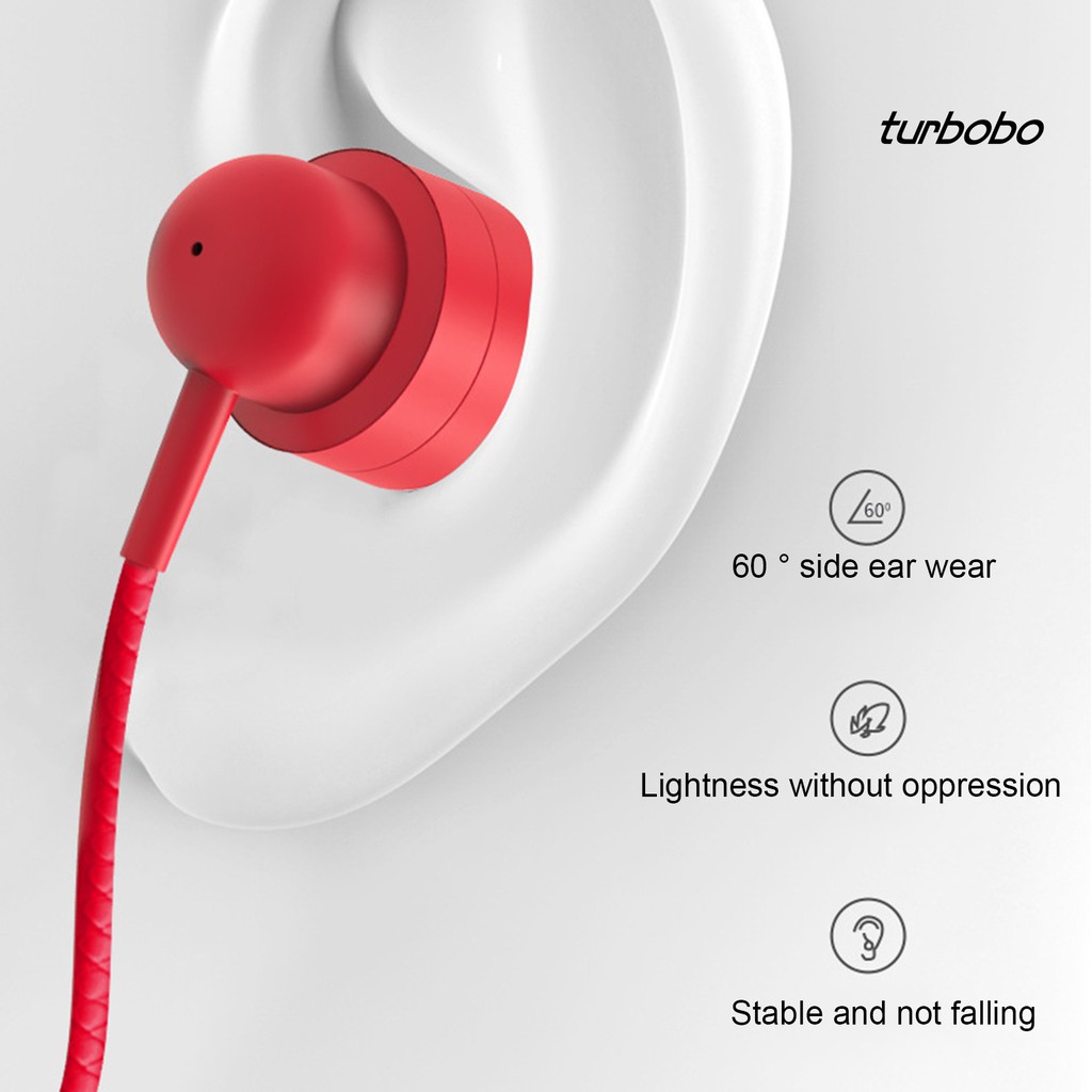 Tai nghe nhét tai 4 màu tùy chọn phích cắm 3.5mm