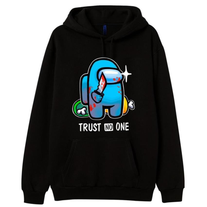 NEW  -  Áo Among Us  Hoodie 2 Màu Đen Và Trắng dài tay chất nỉ cực đẹp 2021  / đủ size trẻ em