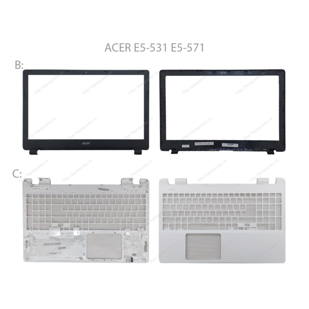 Thay vỏ laptop Acer E5-571 E5-531 E5-551 E5-571 V3-572