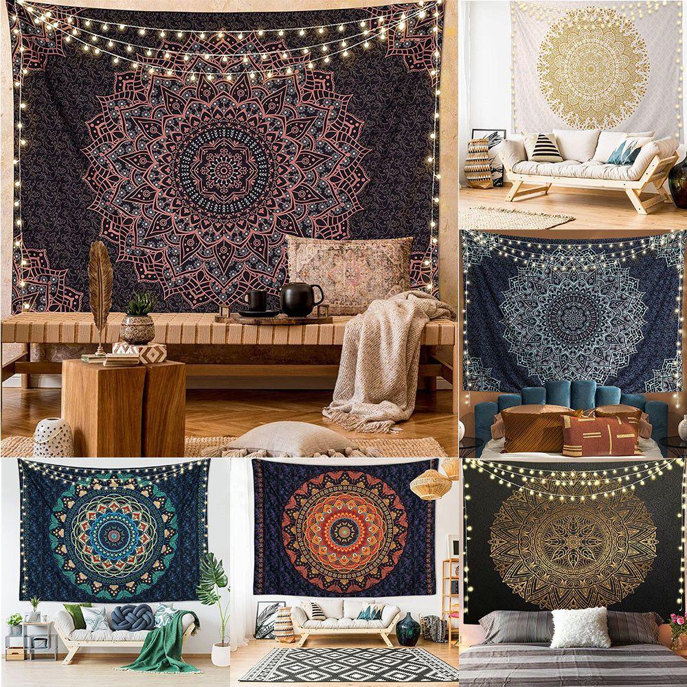 Thảm Trải Bãi Biển Hoặc Cắm Trại Họa Tiết Mandala
