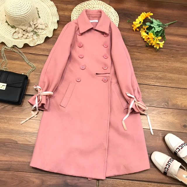 Áo dạ hoạ tiết