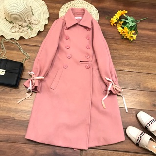 Áo dạ hoạ tiết