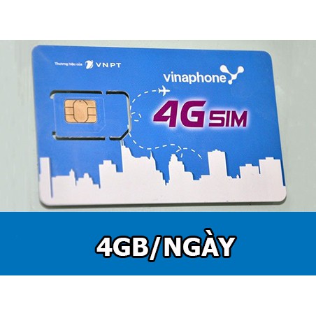 Sim 3G/4G Vinaphone VD149 tặng 4GB/ngày