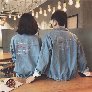 Áo khoác jean unisex nam nữ