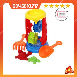 Đồ chơi xúc cát hạt muồng cho bé - Guồng quay cát cho bé yêu