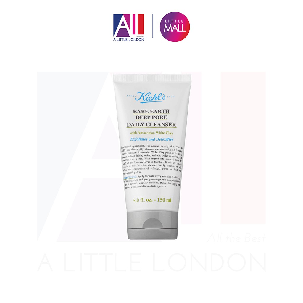 Sữa rửa mặt đất sét Kiehls Rare Earth Deep Pore Daily Cleanser