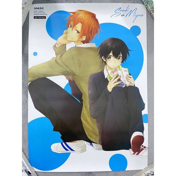 Sổ tay sưu tầm kèm phụ kiện đặc biệt kèm poster Sasaki và Miyano 1