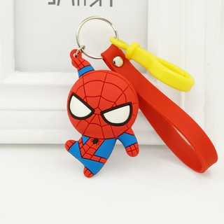 Móc khoá Marvel Chibi Spiderman vs Ironman cao cấp