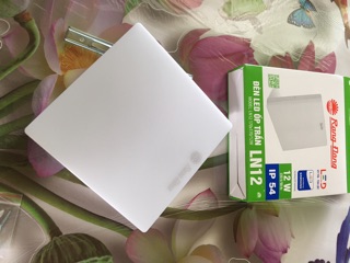 Đèn led ốp trần vuông 12w Rạng đông