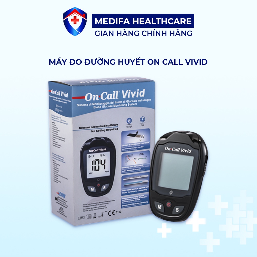 Máy đo đường huyết On Call Vivid Acon Biotech Mỹ chính hãng