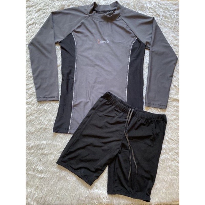 Bộ Đồ Bơi Nam HIRO_SHOP 96 Kiểu Dáng Tay Dài Ôm Body Chống UV Chống Thấm Nước Giá Rẻ