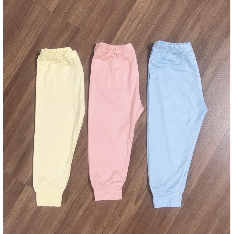 Quần dài cho bé trai và bé gái chất thun lạnh mềm mịn cho bé  ( Cùng cây vải bộ thun lạnh preti