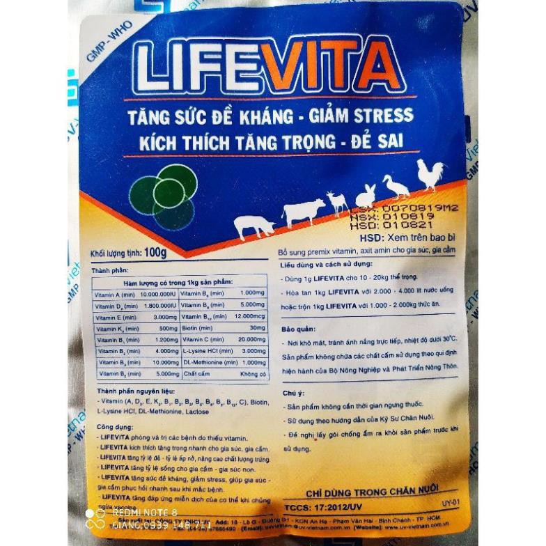 LIFEVITA gói 100gr TĂNG SỨC ĐỀ KHÁNG TĂNG TRỌNG