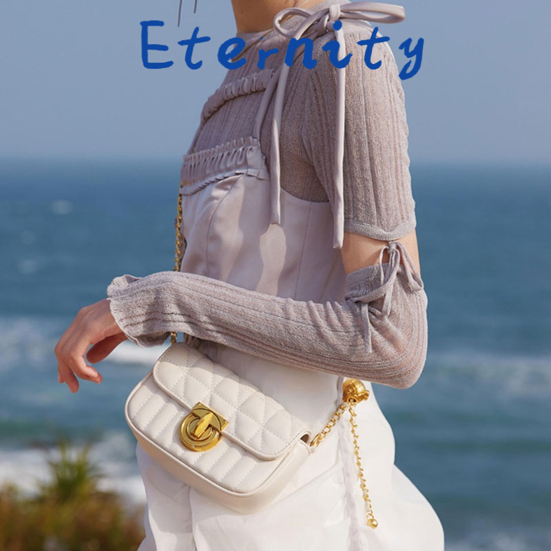 Túi Đeo Chéo Da PU Đính Ngọc Trai Thời Trang Dành Cho Nữ，Túi đeo vai, túi xiên