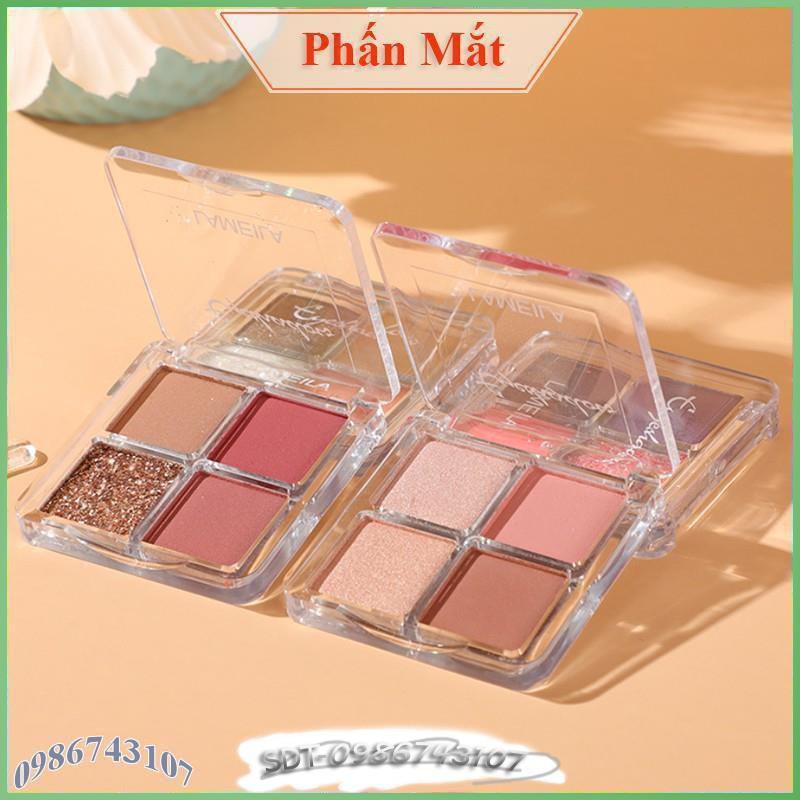 Bảng phấn mắt Lameila 4 ô màu Ht22