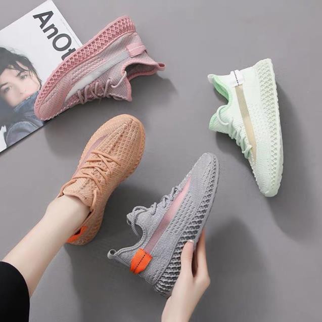 SẴN 👟 Giày thể thao nữ Yz 350 đế tổ ong sườn lưới siêu đẹp 2020 New Có Sẵn new : 😍 . : ✔️ [ NEW ] . rẻ HOT : ⁶