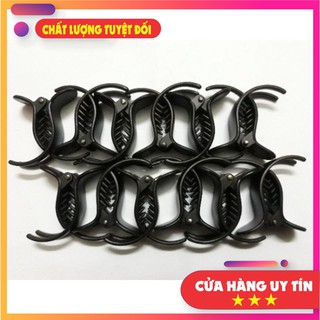Kẹp tóc càng cua , cặp tóc càng cua đen nhám [set 12 cái ]