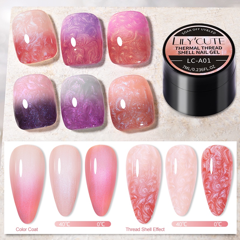 Sơn Móng Tay Đổi Màu Theo Nhiệt Độ 7ml Lilyocute