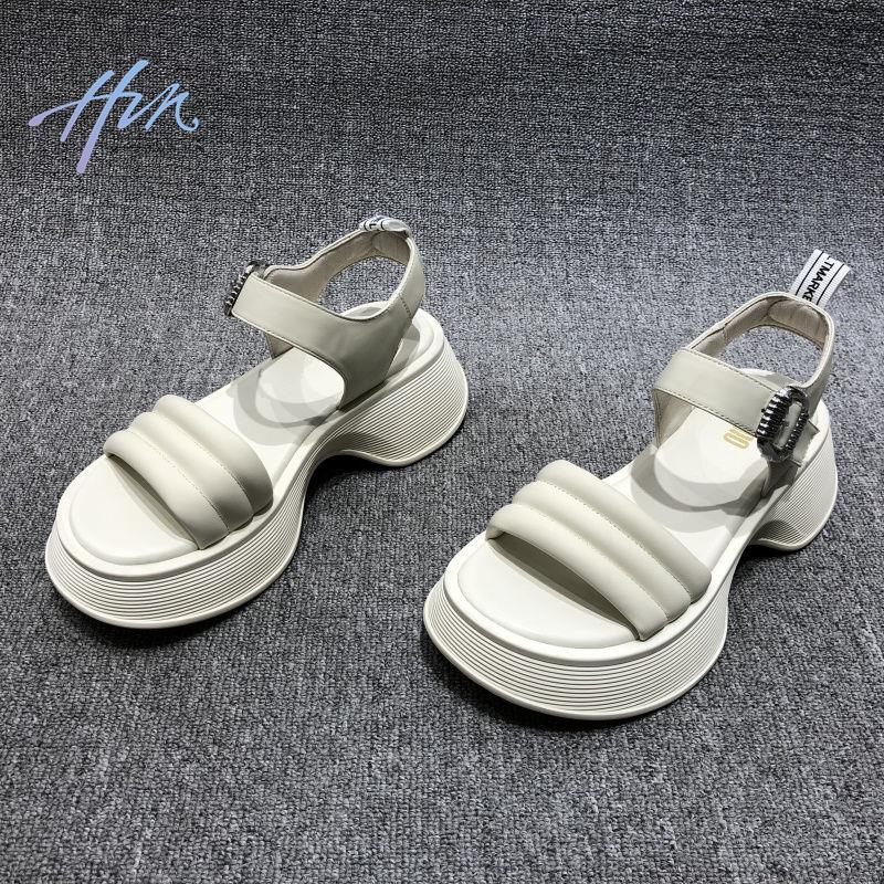 Giày Sandal Da Hở Ngón Đế Dày Phong Cách Mùa Hè 2022