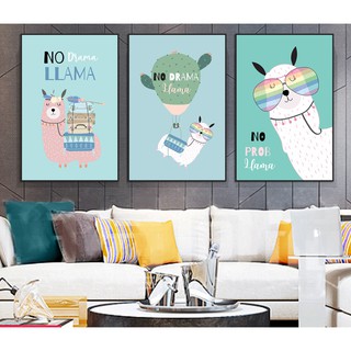 Bộ Tranh Canvas Dễ Thương Trang Trí Phòng Ngủ Cho Bé CV-070