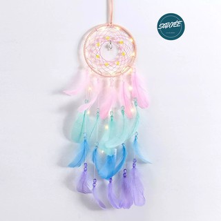 [Hàng y hình] Dreamcatcher treo tường lớn nhiều màu pastel, trang trí nhà ngọt ngào Sauvée mã DCCP1