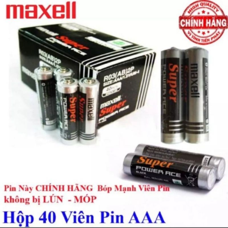 Hộp 40 Viên Pin AAA Maxell (3A - 1.5V)