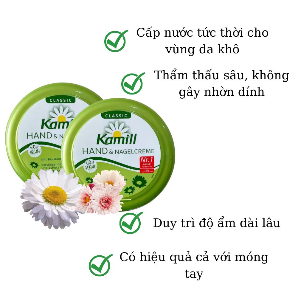 Kem Dưỡng Da Tay Móng Tay Kamill Hàng Đức Chính Hãng - Shop Lavenic