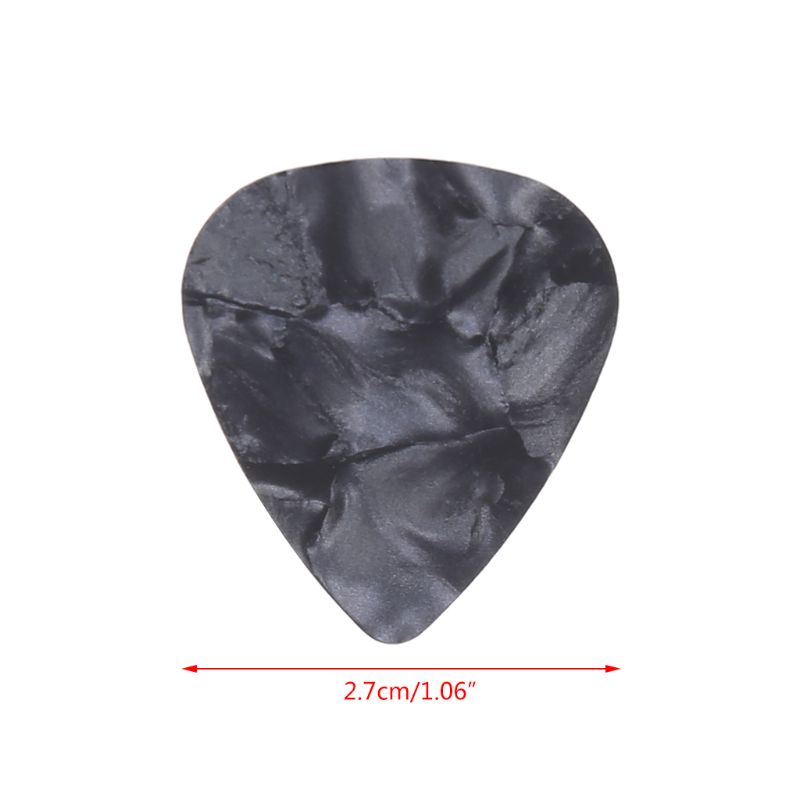 Mary Guitar Pick Plectrum 100pcs for Triangle Celluloid Instruments 0.46mm Random Col