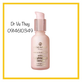 Serum dưỡng trắng da, chống lão hóa Living Nature Active Brightening Serum