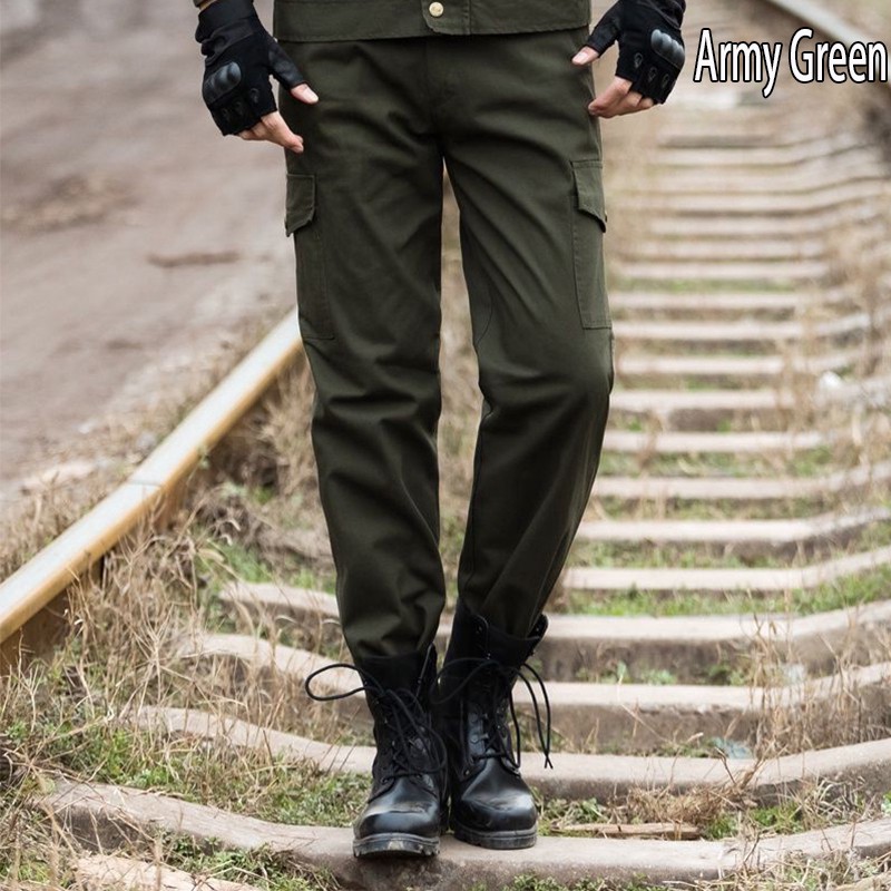 New Overalls Men's Cotton Wear Loose Loose Camouflage Tactical Military Pants Casual Labor Pants Work Pants | BigBuy360 - bigbuy360.vn