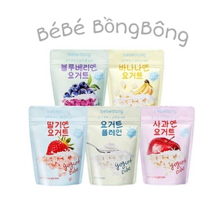 Sữa chua khô trái cây sấy lạnh Bebedang yogurt cube gói 16g bổ sung lợi khuẩn thumbnail