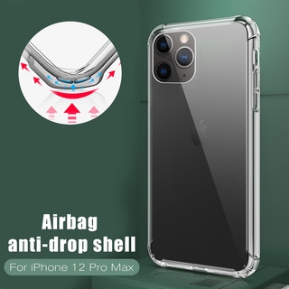 Ốp Lưng Tpu Mềm Trong Suốt Cho Iphone 12 / Mini / Pro / Pro Max