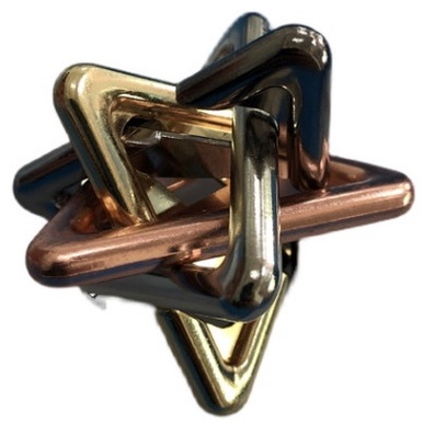 Đồ chơi trí tuệ_Thử thách trí não_Tetrahedron- Hanayama Puzzle_Hack não &amp; Giáo dục_IQ Toys_Giải đố_Tư Duy Sáng Tạo