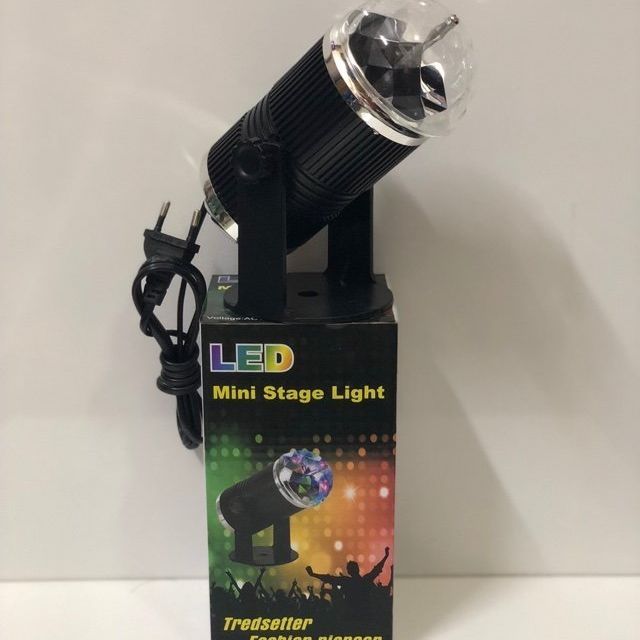 Đèn LED Xoay 7 Màu Hình Trụ Cảm Ứng Nhạc