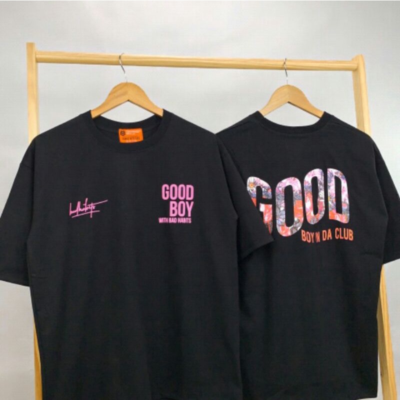 Áo thun nam nữ chính hãng Ken-Tshirt cao cấp hình good boy in da club , áo phông good boy