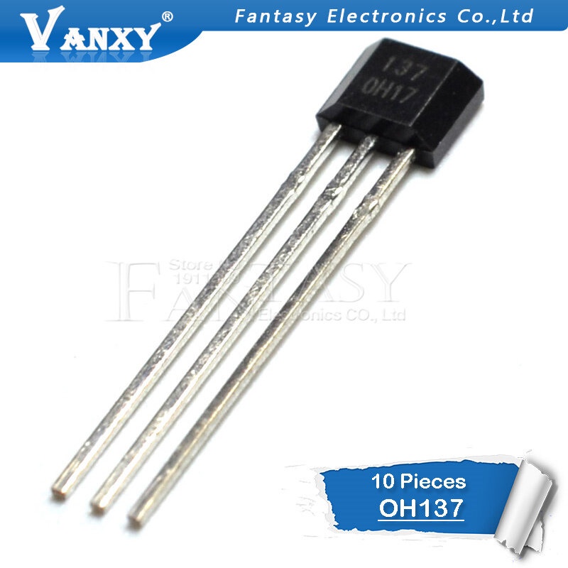 10 chiếc OH137 Cảm biến hiệu ứng Hall cho các dụng cụ có độ nhạy cao TO-92S Chụp ảnh bằng hiện vật m