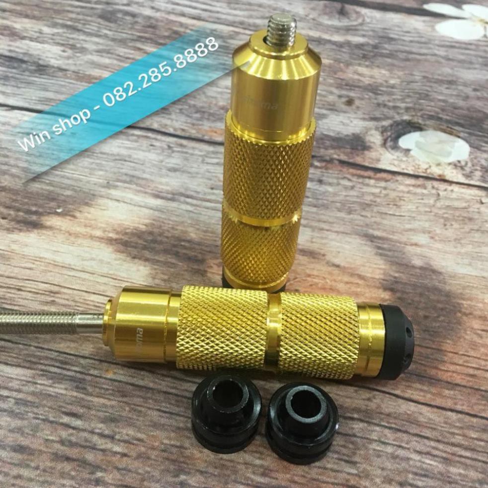 [ 1 đôi ] Chống đổ sau tròn dài - Phù hợp cho mọi loại xe - Chất liệu nhôm đúc CNC