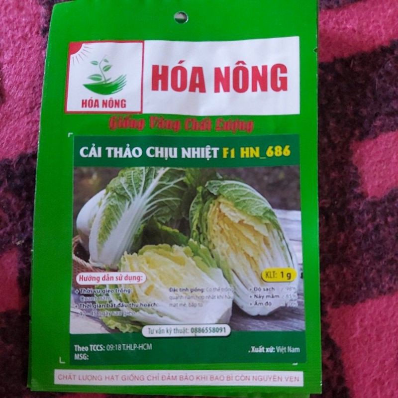 hạt giống cải thảo