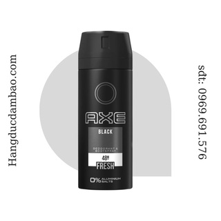 Xịt khử mùi hương gỗ cho Nam giới AXE Black, lọ 150 ml