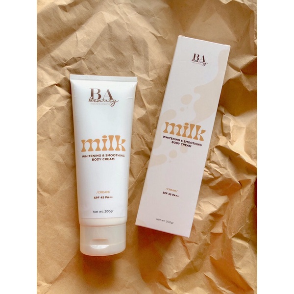 Tinh chất sữa dưỡng trắng body - Milk Body Cream - Babeauty