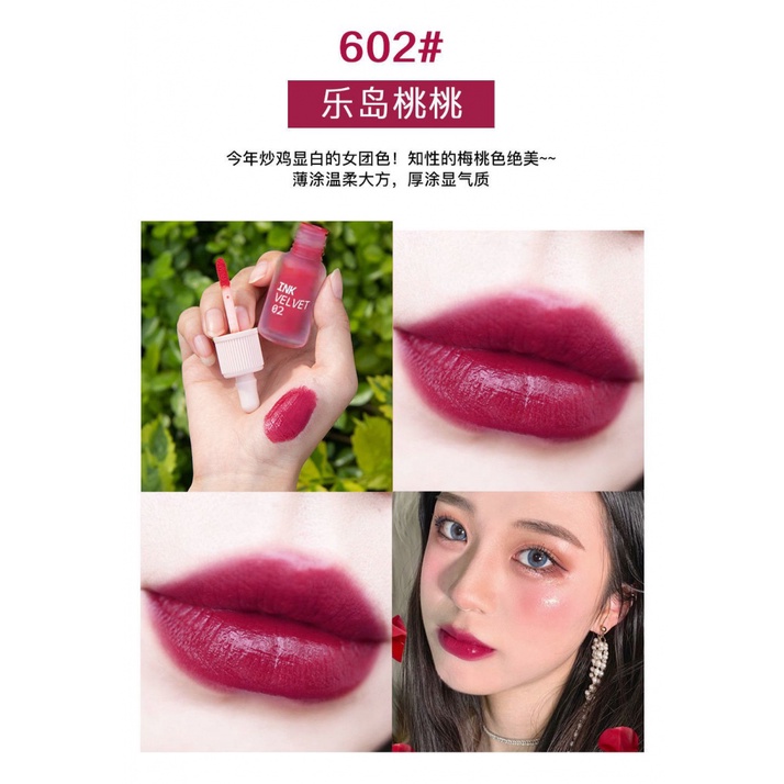 Son Môi Lì Mịn Như Nhung Phong Cách ins Với Màu Trắng Trơn Thích Hợp Cho Học Sinh