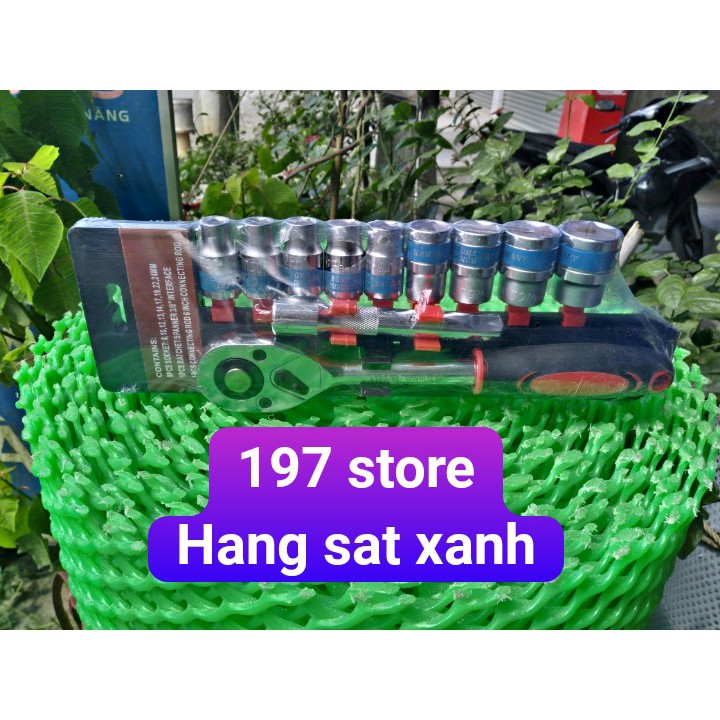 Bộ Tuýp Khẩu chân 1/2 TOP tay Tự Động 11 chi tiết hoặc Bộ Tuýp Khẩu chân 1/2 tay L 11 chi tiết 8-24 Hàng Xịn