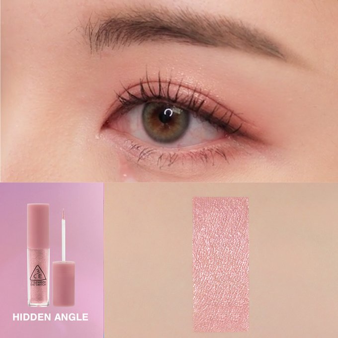 Nhũ Mắt 3CE Eye Switch- màu hidden angle second split màu hồng hoa cà